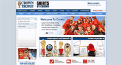 Desktop Screenshot of crowntrophy.com